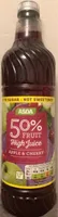 50% fruit high juice