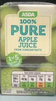 100% Pure Apple Juice from concentrate