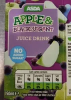 Apple and blackcurrant juice drink