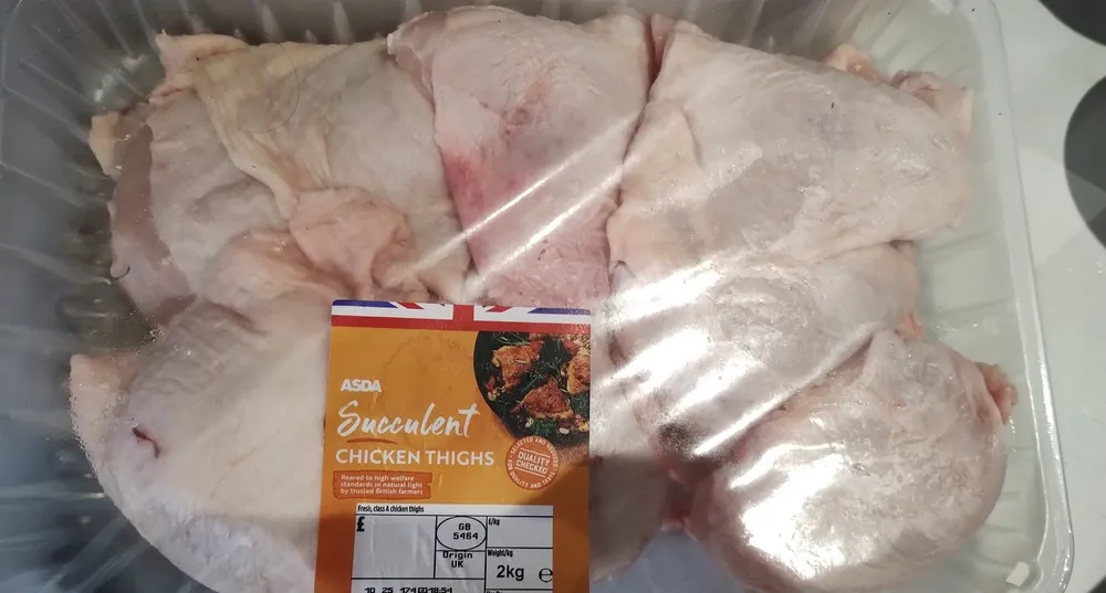 Succulent chicken thighs