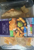 Battered cod, chips and Pea Purée