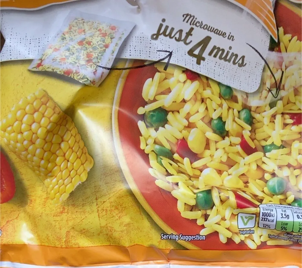 Steam bags rice