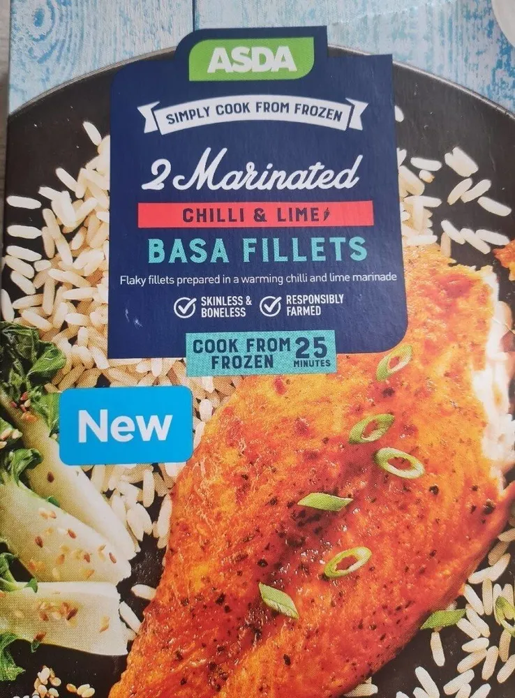 Marinated Basa fillets