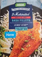 Marinated Basa fillets