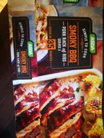 Smoky BBQ pork racks of tibs