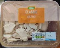 Chicken breast slices