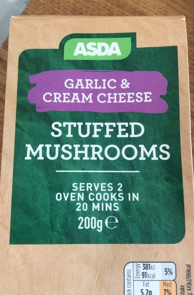 Stuffed Mushrooms Garlic Cream cheese