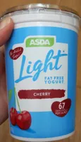 Yogurt with cherry