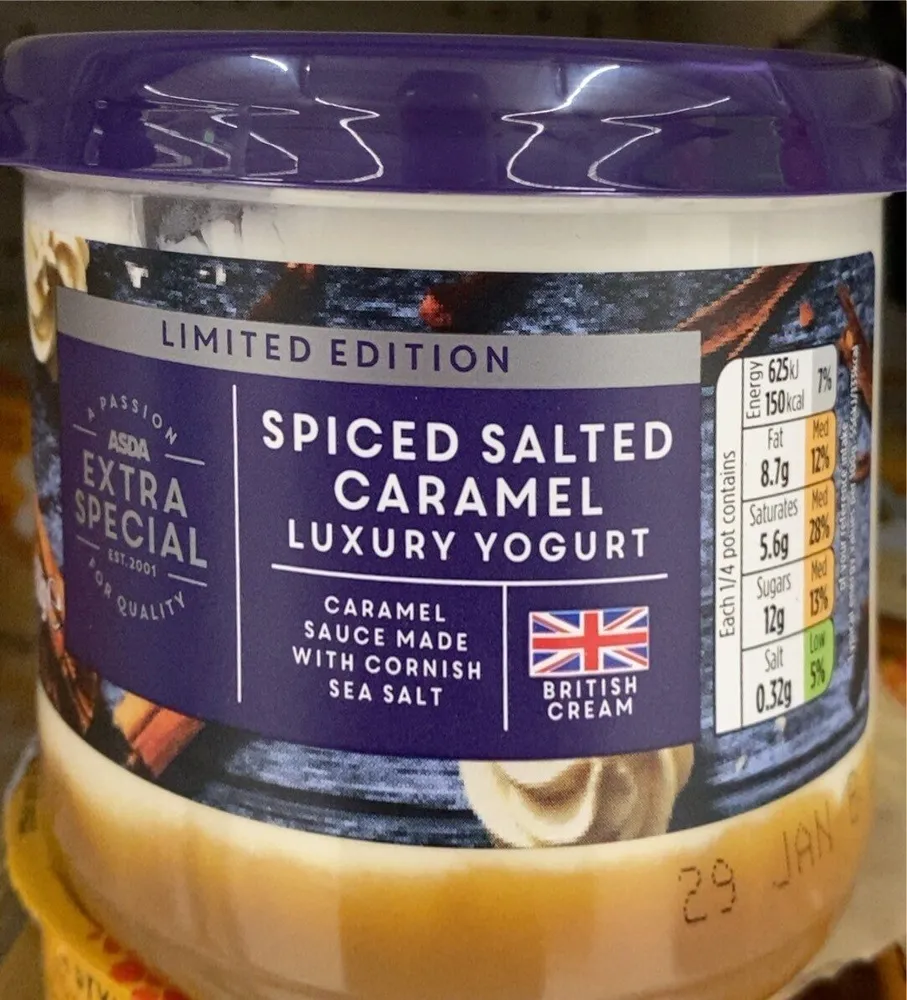 SPICED SALTED CARAMEL LUXURY YOGURT