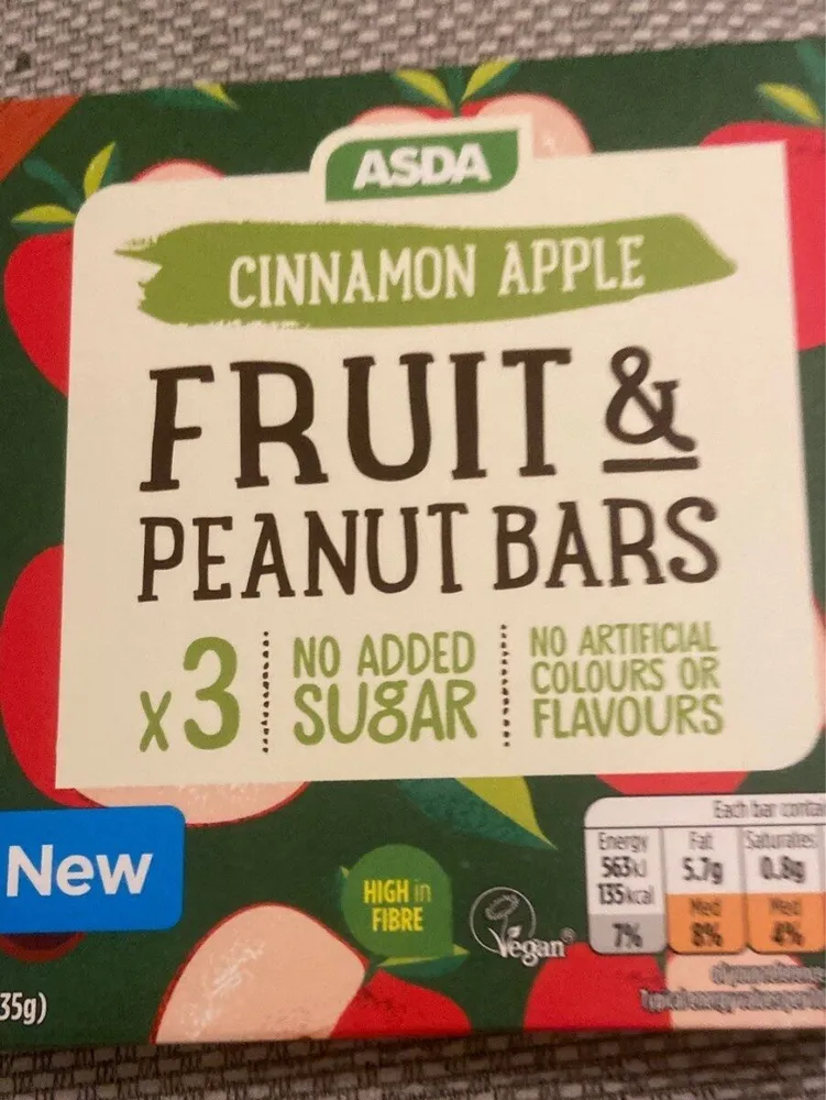 Fruit & peanut bars