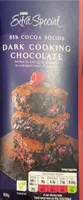 Dark cooking chocolate