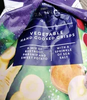 Vegetable handcooked crisps