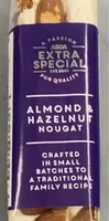 Almond and hazelnut nougat