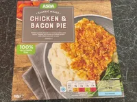 Chicken and bacon pie