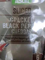 Cracked Black Pepper Cheddar Slices