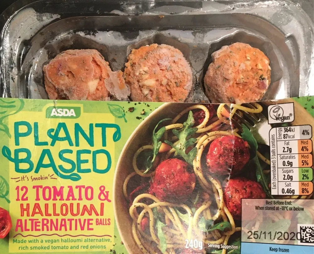 Tomato & Halloumi Alternative Balls