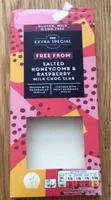 Salted Honeycomb & Raspberry Chocolate Slab