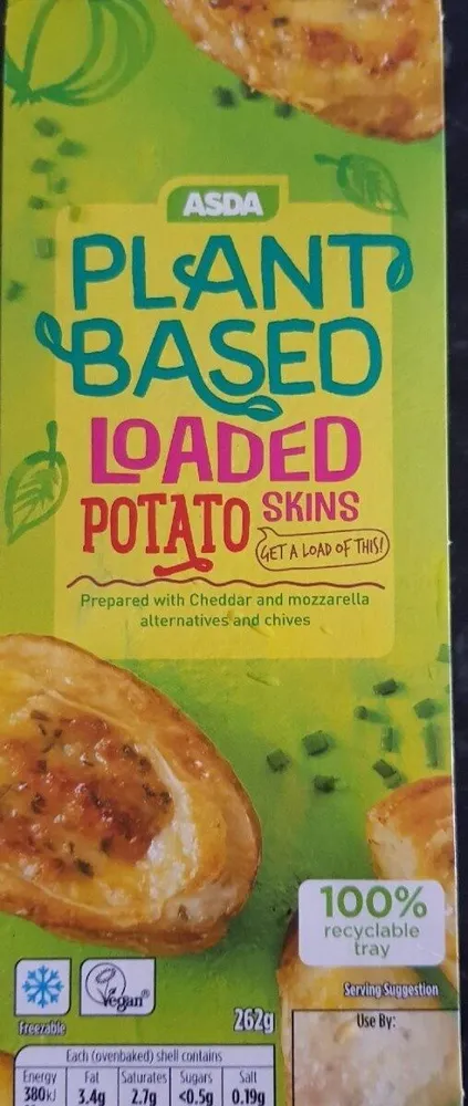 Plant Based Loaded Potato Skins