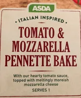 Tomato & Mozzarella Penette Bake