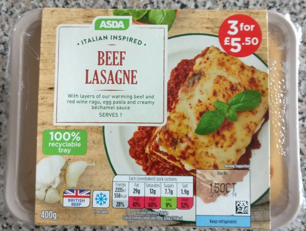 BEEF LASAGNE