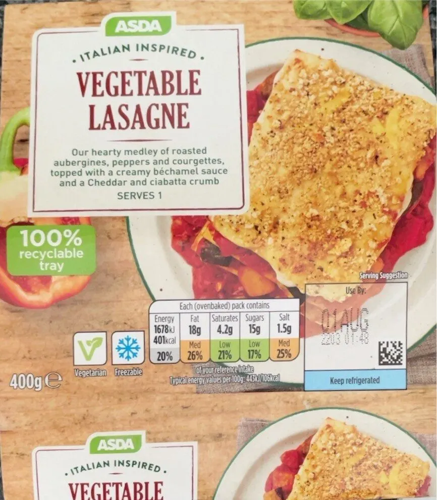 Vegetable Lasagne