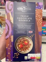 Triple chocolate granola