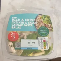 CHICKEN & BACON CAESAR PASTA SALAD NUTRITION We Co