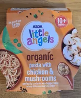 10+ months Organic pasta with chicken and mushrooms