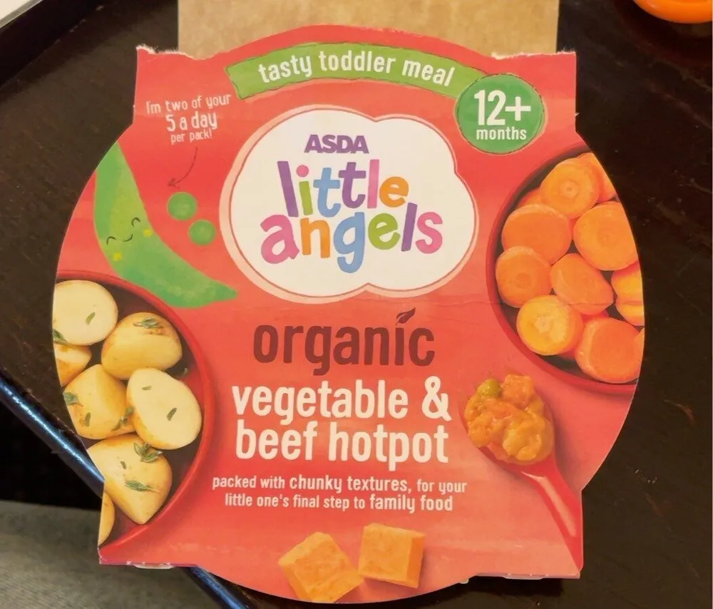 Organic vegetable and beef hotpot