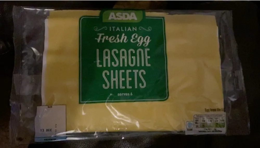 Fresh Egg Lasagne Sheets