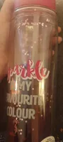 Sparkle water bottle
