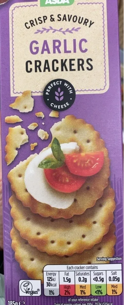 Garlic crackers