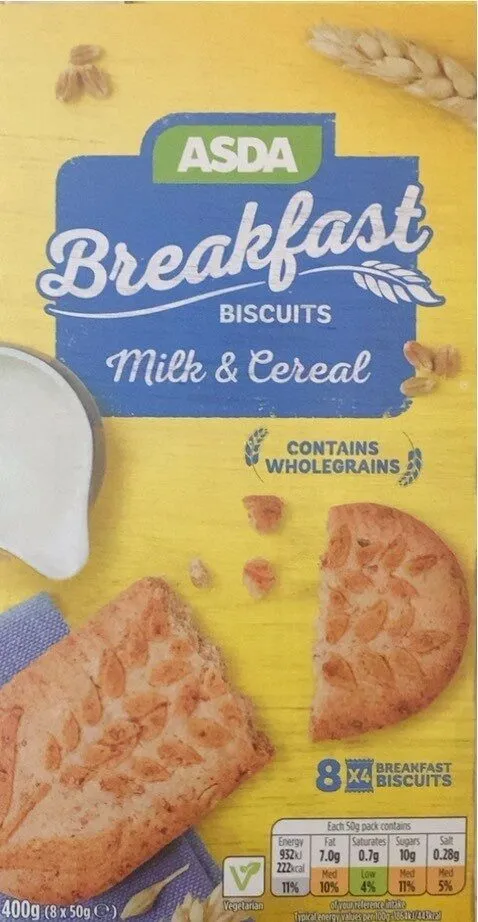 Breakfast Biscuit Milk Cereal