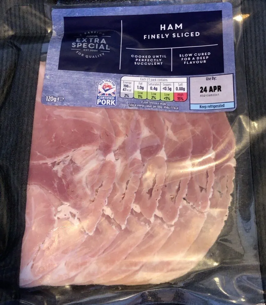 Finely Sliced Ham