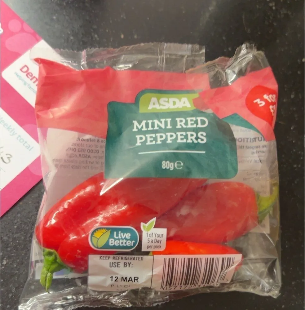 Mini red perppers