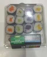 vegan hosomaki sushi selection