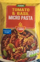 Tomato and basil micro pasta