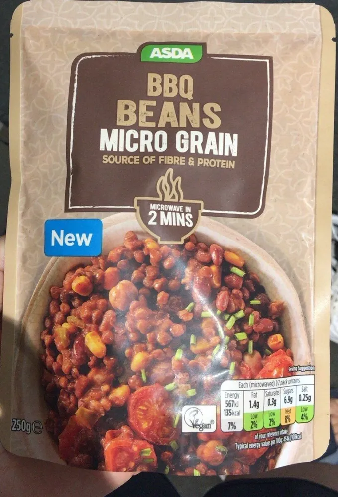 Bbq beans micro grain