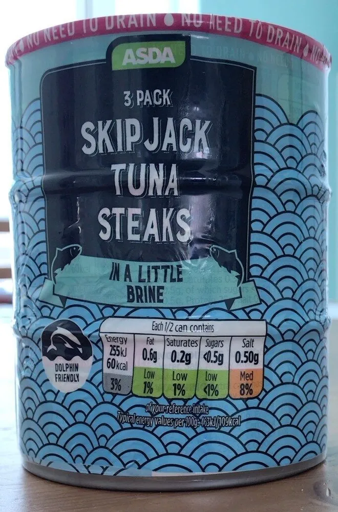 Skip jack tuna steaks