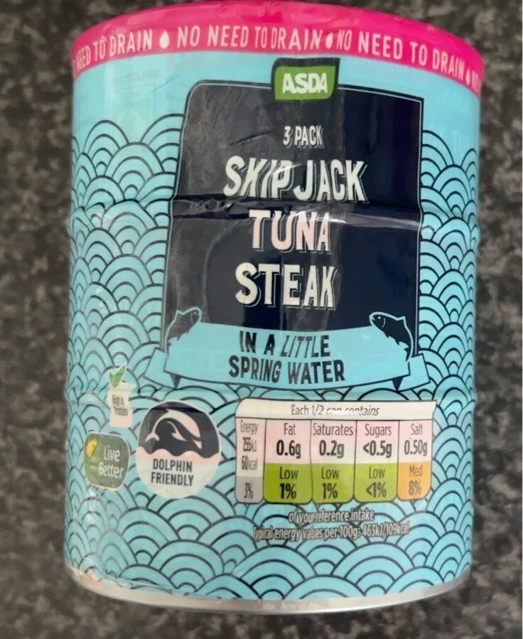 Skip jack tuna steak