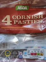 Asda 4 Cornish Pasties