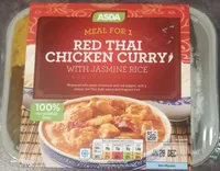 THAI RED CHICKEN CURRY WITH JASMINE RICE