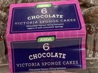 CHOCOLATE VICTORIA SPONGE CAKES Chocolate lavour fain