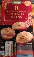 Cheese and Bacon potato skins