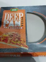 Deep pan bbq chicken pizza