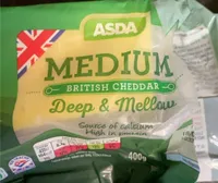 Medium British Cheddar Cheese