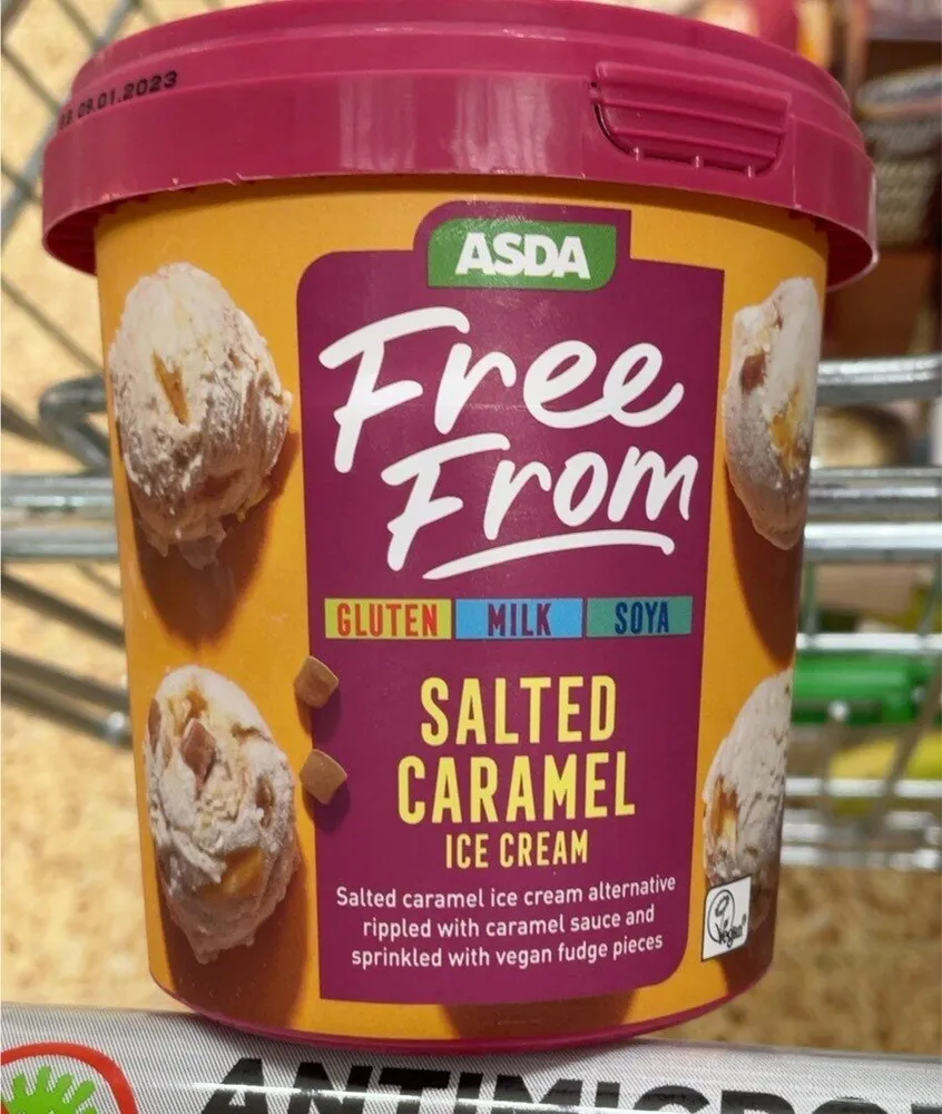 Free from salted caramel ice cream