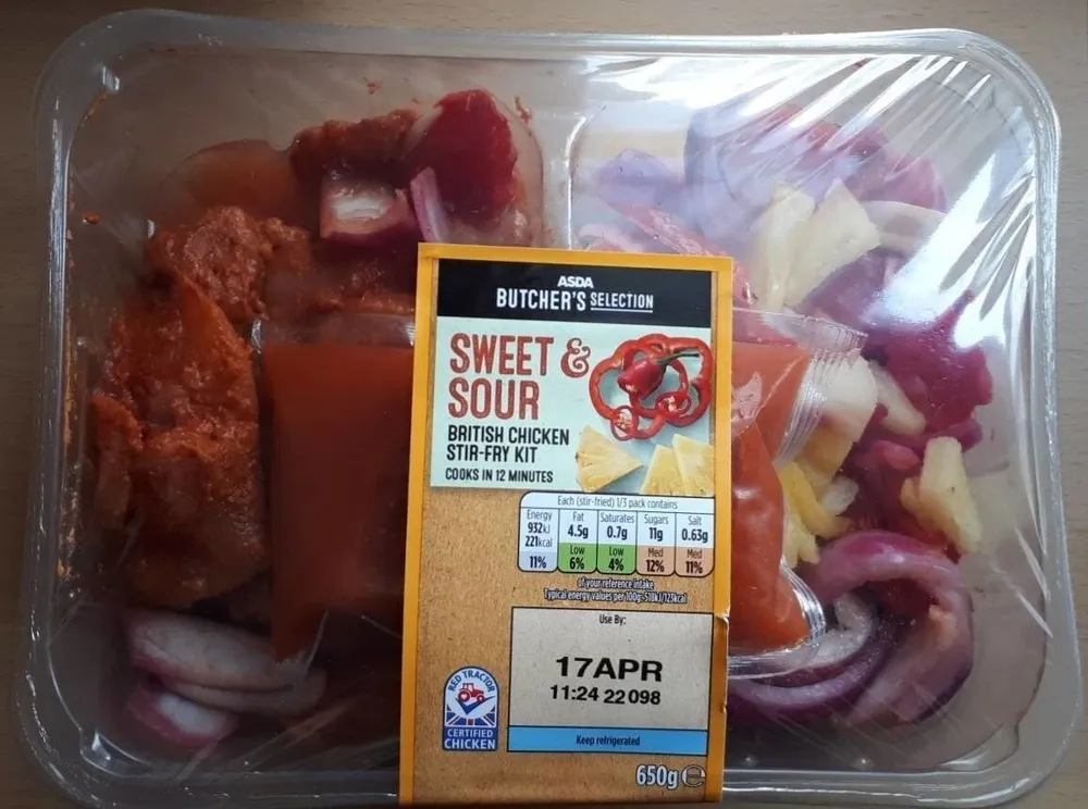 Sweet and Sour British Chicken Stir-fry kit