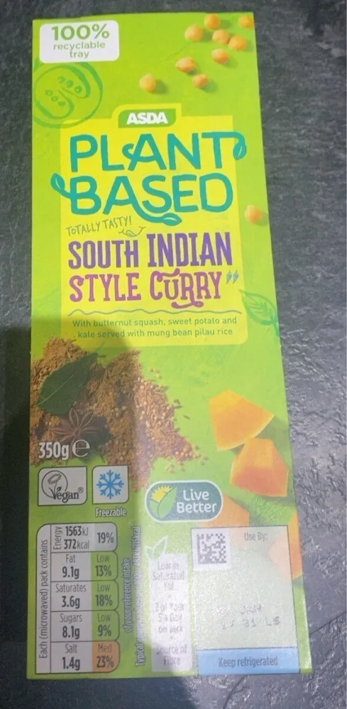 South indian style curry