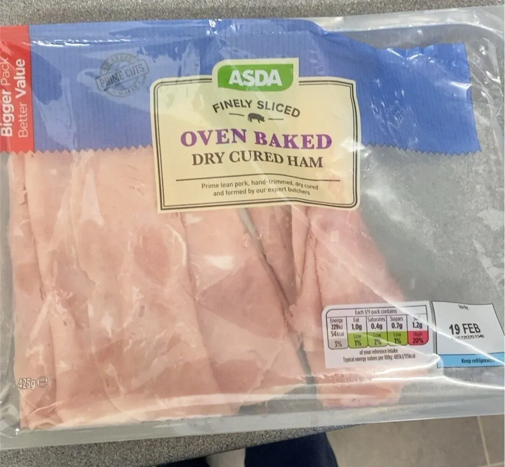 Dry cured ham